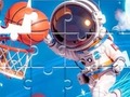 Žaidimas Jigsaw Puzzle: Space Basketball