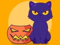 Žaidimas Coloring Book: Halloween Cat