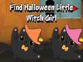 Žaidimas Find Halloween Little Witch Girl