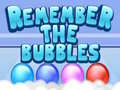 Žaidimas Remember the Bubbles