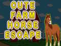 Žaidimas Cute Farm Horse Escape