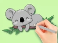 Žaidimas Coloring Book: Two Koalas