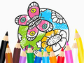 Žaidimas Coloring Book: Butterfly With Flowe