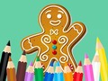 Žaidimas Coloring Book: Gingerbreads