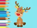 Žaidimas Coloring Book: Cute Christmas Reindeer