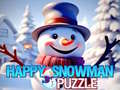 Žaidimas Happy Snowman Puzzle