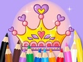 Žaidimas Coloring Book: Princess Crown