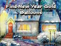 Žaidimas Find New Year Gold Balloons