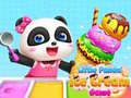 Žaidimas Little Panda Ice Cream Game