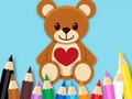 Žaidimas Coloring Book: Toy Bear