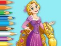 Žaidimas Coloring Book: Princess Rapunzel