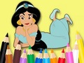 Žaidimas Coloring Book: Princess Jasmine