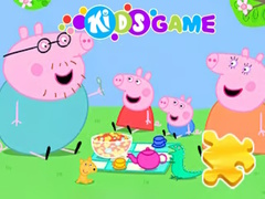 Žaidimas Jigsaw Puzzle: Peppa Pig Family Picnic