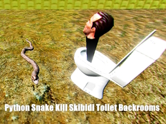 Žaidimas Python Snake Kill Skibidi Toilet Backrooms