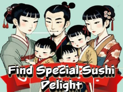 Žaidimas Find Special Sushi Delight
