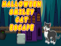 Žaidimas Halloween Smiley Cat Escape