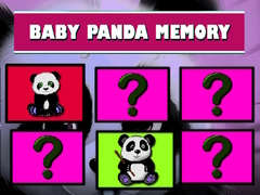 Žaidimas Baby Panda Memory