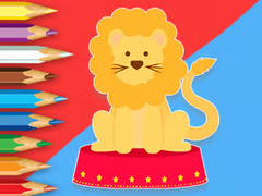 Žaidimas Coloring Book: Circus-Lion