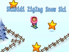 Žaidimas Skibidi ZigZag Snow Ski