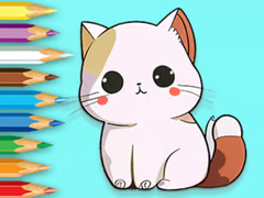 Žaidimas Coloring Book: Cute Kitten