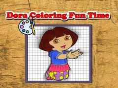 Žaidimas Dora Coloring Fun Time