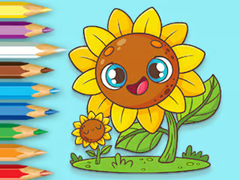 Žaidimas Coloring Book: Sunflowers