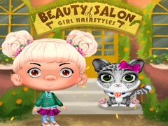 Žaidimas Beauty Salon Girl Hairstyles