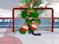 Žaidimas Santas hockey shootout