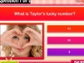 Žaidimas Quiz - Do you know Taylor Swift?