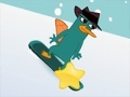 Žaidimas Perry The Platypus Snowboarding