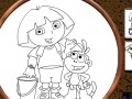 Žaidimas Dora Online Coloring