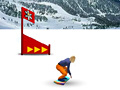 Žaidimas Snowboard slalom