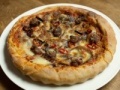 Žaidimas Deep pan mushroom, cheese pizza