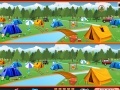 Žaidimas Camping Spot the difference