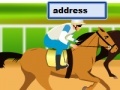 Žaidimas Horse racing typing