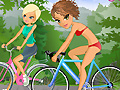 Žaidimas Maria and Sofia Go Biking