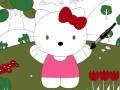 Žaidimas Hello kitty online coloring page