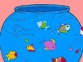 Žaidimas Little fishes in the aquarium coloring