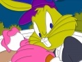 Žaidimas Bowling bunny coloring page