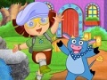 Žaidimas Dora with Benny Dress Up