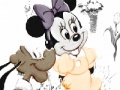 Žaidimas Mickey florist online coloring page