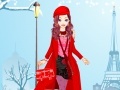 Žaidimas Winter in Paris Dress Up