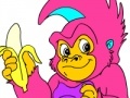 Žaidimas Playful Monkeys Coloring 