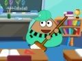 Žaidimas Pou classroom clean