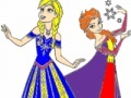 Žaidimas Frozen Coloring