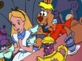 Žaidimas Alice in Wonderland Online Coloring
