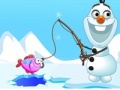 Žaidimas Frozen Olaf. Fishing time