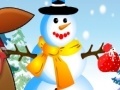 Žaidimas Pou Girl sculpts snowman