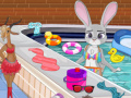Žaidimas Zootopia Pool Party Cleaning