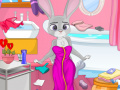 Žaidimas Judy Hopps Bathroom Cleaning
